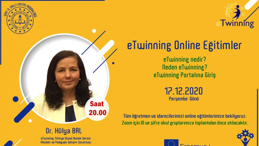 eTwinning Online Eğitimler Başlıyor...