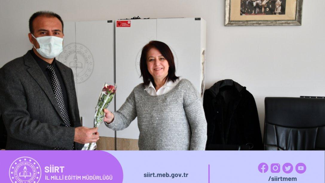 İl Millî Eğitim Müdürü Sn. Deniz EDİP, Kadınlar Gününü Kutladı...